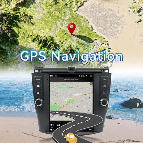 Binize Android 12 Car Stereo متوافق مع Carplay&Android Auto 10 بوصة تعمل باللمس لسيارة Honda Accord 7th 2003 2004 2005 2006 2007 يدعم GPS Navi/Bluetooth/FM/AM/DSP+كاميرا احتياطية in Saudi Arabia