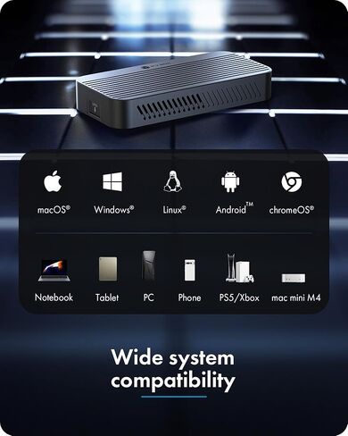 حاوية SSD بسرعة 80 جيجابت في الثانية M.2 NVMe SSD مع مروحة تبريد، حاوية ICY BOX USB4 NVMe SSD متوافقة مع Thunderbolt 5/4/3/USB 4 M-Key SSD حتى 8 تيرابايت، هيكل من سبائك الألومنيوم in Kuwait