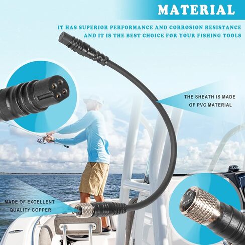 1852072 ‎MKR-US2-12 Universal Sonar 2 Adapter Cable Compatible with Garmin Echo, echoMAP, Striker Series Fishfinder Replace for 1852072 in Kuwait