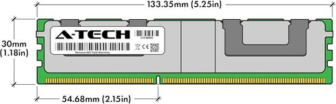مجموعة A-Tech بسعة 512 جيجابايت (16 × 32 جيجابايت) من ذاكرة الوصول العشوائي لـ Dell Precision R7610، T7610 | DDR3 1600MHz PC3-12800 ECC LRDIMM 4Rx4 1.35V تحميل تقليل ترقية ذاكرة الخادم in Kuwait