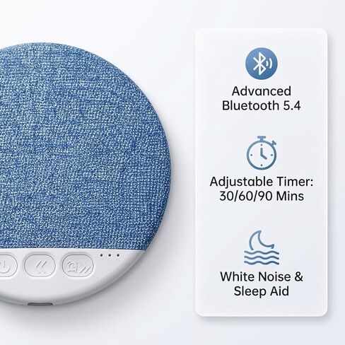 Under Pillow Speaker for Sleeping,Sleep Speaker with White Noise Machine Timer,Small Bluetooth Speaker Wireless for Side Sleeper,Sleep Speaker Under Pillow for Adults Kids in Kuwait