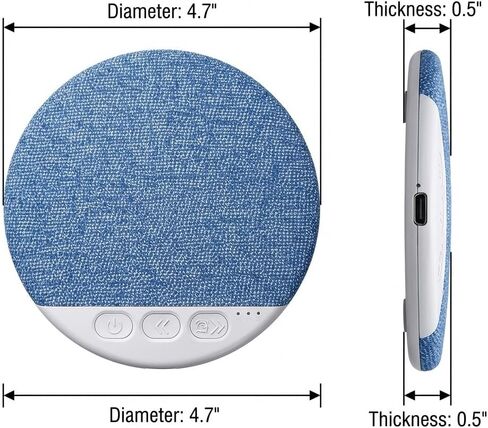 Under Pillow Speaker for Sleeping,Sleep Speaker with White Noise Machine Timer,Small Bluetooth Speaker Wireless for Side Sleeper,Sleep Speaker Under Pillow for Adults Kids in Kuwait