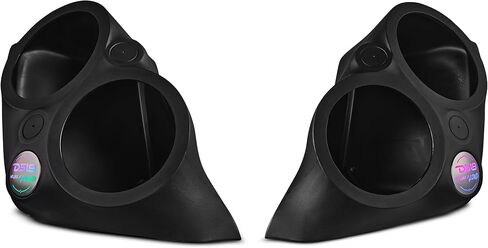 DS18 SLG-F82 Polaris Slingshot Front Fender Dual 8" Speaker Pods with Digital LED Lighting for 2015+ Slingshot Models - Empty Enclosures in Kuwait