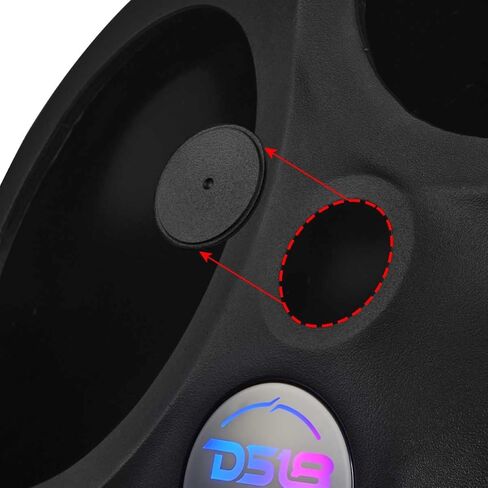 DS18 SLG-F82 Polaris Slingshot Front Fender Dual 8" Speaker Pods with Digital LED Lighting for 2015+ Slingshot Models - Empty Enclosures in Kuwait