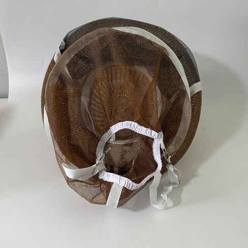 قبعة رعاة البقر من Beekeeper مع حجاب النحل الواقي، حماية رأس تربية النحل، نمط القش in Kuwait