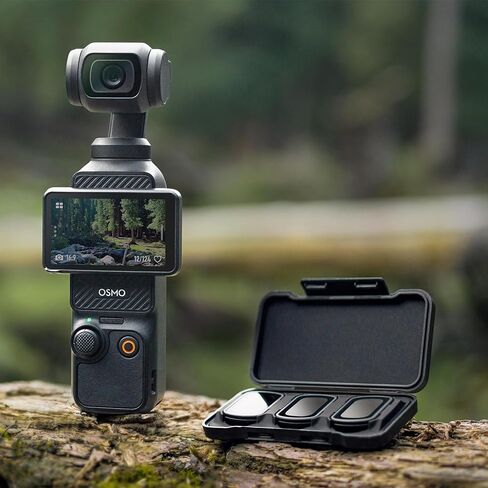 مجموعة مرشحات ND المغناطيسية الأصلية بجيب Osmo 4 مرشحات ND16/64/256 لـ DJI Osmo Pocket 3/4 ملحقات مرشح عدسة الكاميرا، التصميم المغناطيسي يجعل الاستبدال أسهل in Kuwait