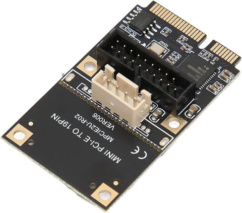 بطاقة توسيع SUNGOOYUE Mini PCIE إلى USB3.2 19Pin، نقل ثابت عالي السرعة بسرعة 5 جيجابت في الثانية عبر USB، مع شريحة تحكم رئيسية، لـ WINXP in Kuwait