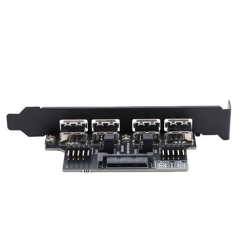 حامل Zunate PCI لمنافذ 9PIN إلى 4xUSB 2.0 المزدوجة، يضمن سهولة التثبيت والاتصال دون عناء، متوافق مع نظام التشغيل OS X، ويدعم نقل بسرعة 480 ميجا بت في الثانية in Kuwait