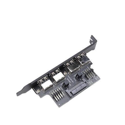 حامل Zunate PCI لمنافذ 9PIN إلى 4xUSB 2.0 المزدوجة، يضمن سهولة التثبيت والاتصال دون عناء، متوافق مع نظام التشغيل OS X، ويدعم نقل بسرعة 480 ميجا بت في الثانية in Kuwait