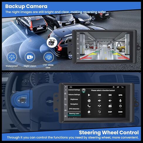 4G+64G Car Radio 8-core for 2003-2006 Chevrolet Chevy Silverado Impala Tahoe GMC Sierra Yukon, 7" IPS Touch Screen Car Stereo Build-in GPS, CarPlay/Android Auto, Backup Camera/DSP/SWC, Android 15. in Kuwait