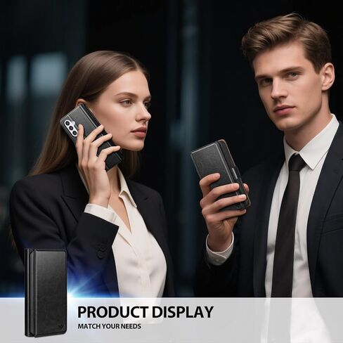 Compatible with Samsung Galaxy S26 Case Wallet with Card Holder [7 Card Slot] Women Men,RFID Blocking Luxury PU Leather Phone Case Flip Protector Cover Credit Card Slot Kickstand,Black in Kuwait