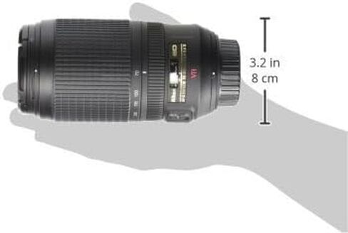 عدسة نيكون 70-300 ملم f/4.5-5.6G ED IF AF-S VR Nikkor Zoom لكاميرات نيكون الرقمية SLR (متجددة) in Kuwait