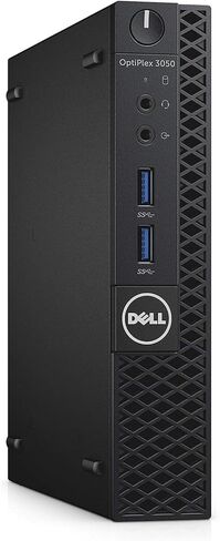 Dell Optiplex 3050 Mini Desktop | Windows 11 Pro | Intel Core i3-7100T | 8GB DDR4 RAM | 256GB SSD | Keyboard & Mouse | USB WiFi | USB BT(Renewed) in Kuwait