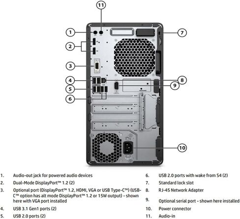 كمبيوتر مكتبي HP EliteDesk 705G4 Mini Tower، AMD Ryzen 3 Pro 2200GE، ذاكرة الوصول العشوائي 16 جيجابايت، 512 جيجابايت SSD، واي فاي، بلوتوث، Windows 11 Pro (متجدد) in Kuwait