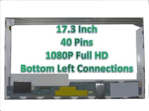 شاشة بديلة AUO B173HW02 V.1 لأجهزة الكمبيوتر المحمول LED FullHD غير لامعة in Kuwait