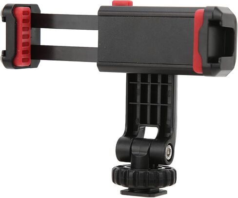 360° Rotation Cold Shoe Phone Bracket Mobile Cold Shoe Mount Phone Stand Adjustable Mobile Phones Cold Shoe Mount Clamp for Video Live Blogging Gear in Kuwait