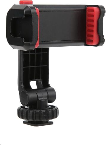 360° Rotation Cold Shoe Phone Bracket Mobile Cold Shoe Mount Phone Stand Adjustable Mobile Phones Cold Shoe Mount Clamp for Video Live Blogging Gear in Kuwait