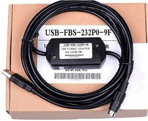كابل بيانات برمجة USB-FBS-232P0-9F قابل للتطبيق، كابل تنزيل سلسلة FBS أسود (3 متر) in Kuwait