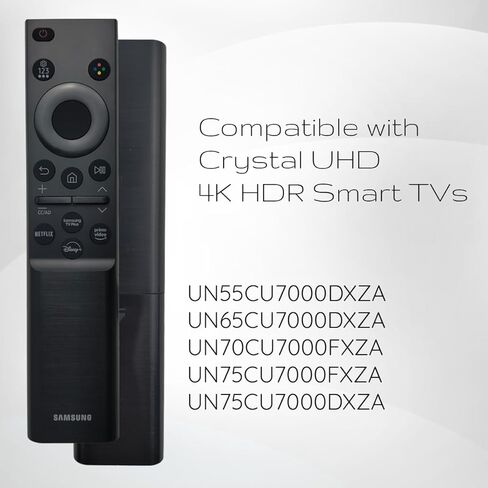 جهاز التحكم عن بعد الأصلي OEM BN59-01388A للتلفزيون الذكي من سلسلة Crystal UHD 4K CU7000 يتضمن Netflix Prime Video واختصارات Disney + in Kuwait