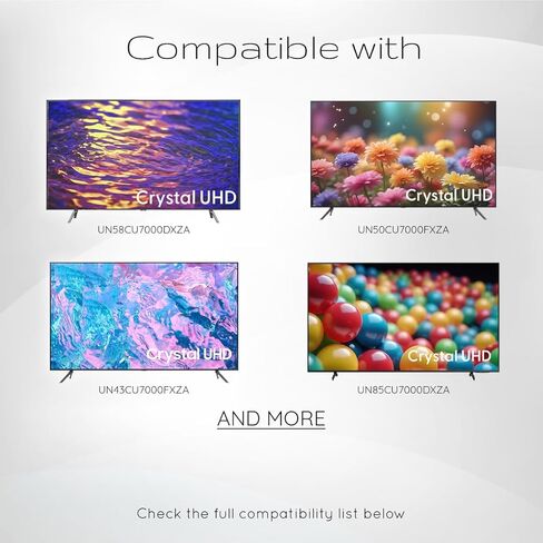 جهاز التحكم عن بعد الأصلي OEM BN59-01388A للتلفزيون الذكي من سلسلة Crystal UHD 4K CU7000 يتضمن Netflix Prime Video واختصارات Disney + in Kuwait