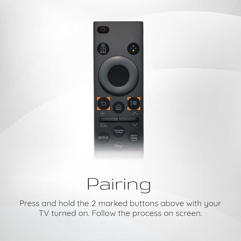 جهاز التحكم عن بعد الأصلي OEM BN59-01388A للتلفزيون الذكي من سلسلة Crystal UHD 4K CU7000 يتضمن Netflix Prime Video واختصارات Disney + in Kuwait