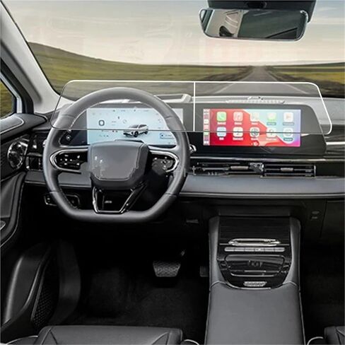 Transparent Screen Protector For OMODA 5 EV 2024 2025 12.3 Inch Car Navigation Dashboard Screen Film Tempered Glass Protector in Kuwait