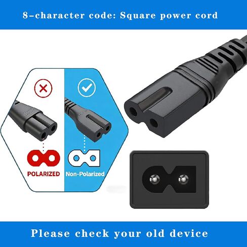 Power Cord Replacement for Brother/Singer/Pfaff Sewing Machine, Charger Cable 10 ft in Kuwait