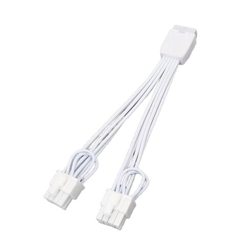 12VHPWR to Dual 8 Pin (6+2) PCIe Adapter Cable, 16 AWG 600W 12+4pin Female to 2X 8pin Male Power Cord for RTX 4090 4080 4070 Ti, Gaming PC Upgrade (Black) in Saudi Arabia