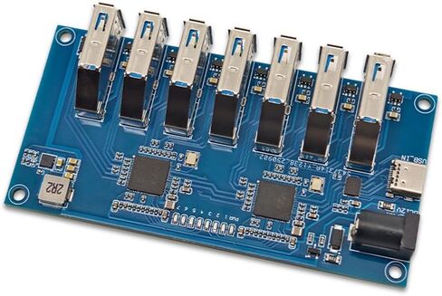 VL817 USB3.1 HUB Module 1-to-7 Port Hub Splitter for High-Speed SuperSpeed/Full Speed/Low Speed Device Compatibility in Kuwait