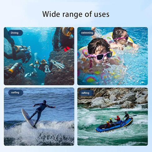Dpofirs Case for OSMO Action 6, 60m Dive Housing Underwater Protective Case with High Transparency Lens, for Diving Snorkeling Surfing Swimming in Kuwait