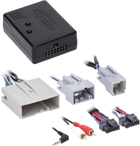 واجهة بيانات Axxess AXDIS-FD1 AXDIS-FD1 لمركبات مختارة من Ford 2007 وما فوق مع مجموعة تركيب SWC & Metra 95-5812 Double DIN تناسب مركبات Ford مختارة 2004-2019 - أسود. in Kuwait