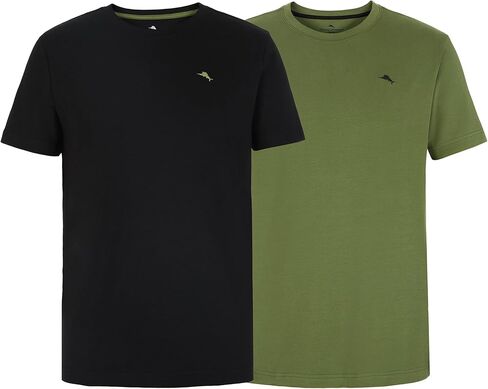 Tommy Bahama - القمصان الأساسية للرجال ، قميصًا قصيرًا للطاقم. in Saudi Arabia