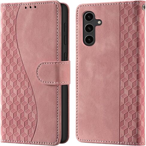 حافظة محفظة لهاتف Samsung Galaxy S25 Plus / S24 Plus مع حامل بطاقة، RFID تحجب فتحات الائتمان، غطاء هاتف مقاوم للصدمات مناسب لهاتف Samsung S25 Plus، تركواز in Kuwait