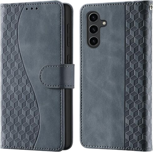 حافظة محفظة لهاتف Samsung Galaxy S25 Plus / S24 Plus مع حامل بطاقة، RFID تحجب فتحات الائتمان، غطاء هاتف مقاوم للصدمات مناسب لهاتف Samsung S25 Plus، تركواز in Kuwait
