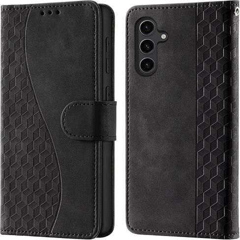 حافظة محفظة لهاتف Samsung Galaxy S25 Plus / S24 Plus مع حامل بطاقة، RFID تحجب فتحات الائتمان، غطاء هاتف مقاوم للصدمات مناسب لهاتف Samsung S25 Plus، تركواز in Kuwait