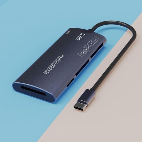 قارئ بطاقات USB مايكرو SD TF XD CF M2 MS بطاقة عرض محول سبائك الألومنيوم كاميرا التبريد بطاقة الذاكرة الكتابة in Saudi Arabia