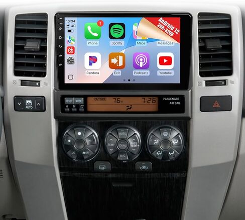 Naifay 8Core Android Car Stereo for Toyota 4Runner 2003-2009 Radio Upgraded(Fit J.B.L Version), 9inch IPS Touch Screen for 4Runner with CarPlay/Android Auto/Bluetooth/GPS/WiFi/SWC/Camera+Canbus in Kuwait