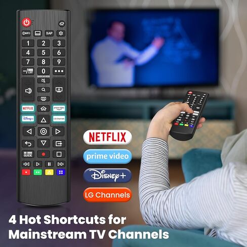 Vanjua for LG Smart TV Remote Control Replacement，Universal for All LG Smart TVs in Kuwait