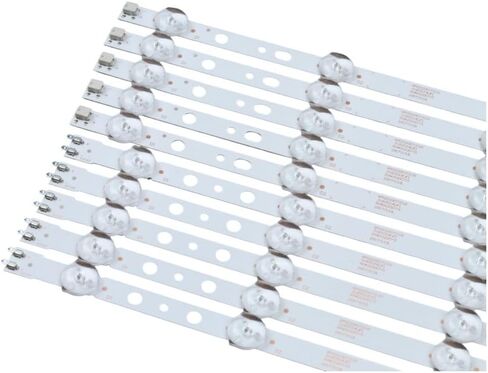 استبدال الضوء الخلفي LED لسامسونج UN55H6103AG UN55J620DAF UN55J6201AF UN55J6200AF ، 5 قطعة + 5 قطعة in Kuwait