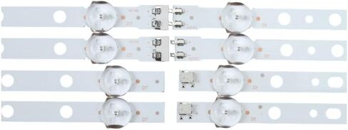 استبدال الضوء الخلفي LED لسامسونج UN55H6103AG UN55J620DAF UN55J6201AF UN55J6200AF ، 5 قطعة + 5 قطعة in Kuwait