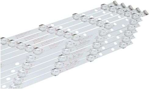 استبدال الضوء الخلفي LED لسامسونج UN55H6103AG UN55J620DAF UN55J6201AF UN55J6200AF ، 5 قطعة + 5 قطعة in Kuwait
