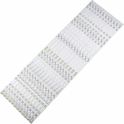 شريط LED (12) لـ 65 بوصة تلفزيون LB65073 65R6E 65R6070E LC-65Q6020U LC-65Q620U LC-65N7300U LC-65Q7370U LC-65Q7330U LC-65N6003U HZ65A65 65H6E 65H6D TH-65FX500C JL. D65061330-365AS-M HD650S1U51-L1 in Kuwait