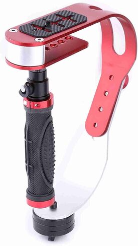 Naroote Professional Video Stabilizer, Handheld Camera Stabilizer, Compact Camera Stabilizers with Rubberized Grip and Adjustable Balance, Ideal for DSLR Camcorder Up to 2.2lb in Kuwait
