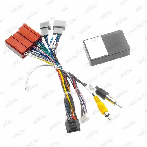 16pin Car Radio Stereo Power Retrofit Wiring Harness Adapter fits for Mazda CX-7 CX-9 2007-2015 Support Factory Bose Amplifier and Backup Camera in Kuwait