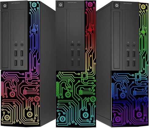 Dell OptiPlex Desktop Computer with RGB Lights Intel i5 Quad-Core Processor 8GB RAM 256GB SSD Windows 11 Pro WiFi, Gaming PC Keyboard & Mouse (Renewed) in Kuwait