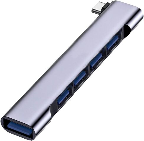 USB C Hub for Laptop, USB 3.0 Hub 4-Port USB Splitter, USB-C Hub with 1 USB 3.0 Port and 3 USB 2.0 Ports for MacBook Air/Pro, iPad Pro, PC and More Type C Device in Kuwait