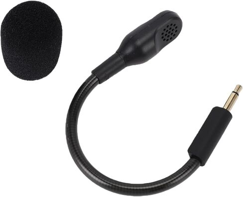 قطعتان من ميكروفون يونسيتي البديل لسماعات رأس الألعاب USB السلكية V3، وميكروفون بخاصية إلغاء الضوضاء مع قابس 3.5 ملم، للحصول على صوت واضح وتقليل الضوضاء بشكل قوي in Kuwait
