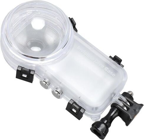 SUNGOOYUE Action Camera Dive Case, 360 Degree Clear Optical Tempered Glass Housing for X3, with 164ft Depth Protection for Diving Surfing Snorkeling in Kuwait