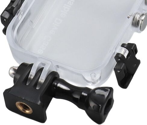 SUNGOOYUE Action Camera Dive Case, 360 Degree Clear Optical Tempered Glass Housing for X3, with 164ft Depth Protection for Diving Surfing Snorkeling in Kuwait