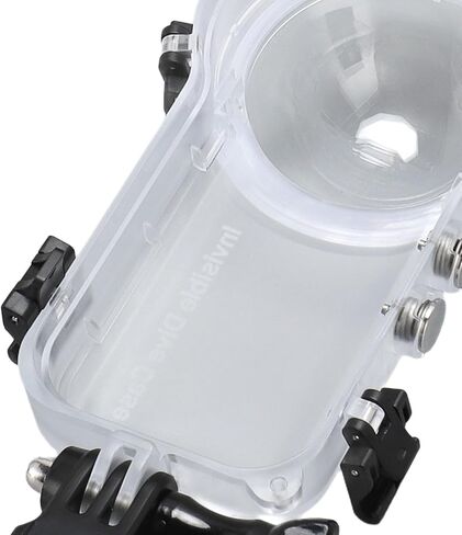 SUNGOOYUE Action Camera Dive Case, 360 Degree Clear Optical Tempered Glass Housing for X3, with 164ft Depth Protection for Diving Surfing Snorkeling in Kuwait